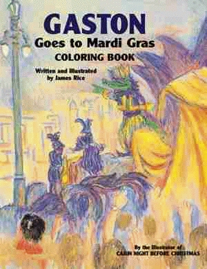 GASTON GOES TO MARDI GRAS COLORING BOOK
