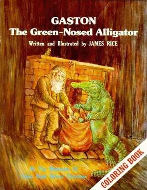 GASTON THE GREEN-NOSED ALLIGATOR COLORING BOOK