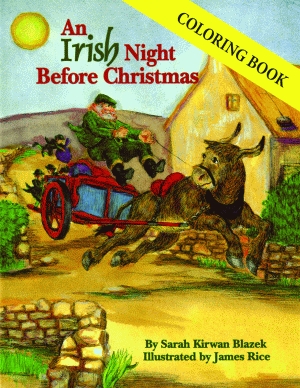 IRISH NIGHT BEFORE CHRISTMAS, AN  COLORING BOOK